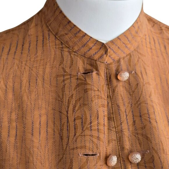 Gianni Lo Giadice Milano Sz 40 Long Sleeve Textured Jacket Button Closure HS163 - Picture 7 of 13